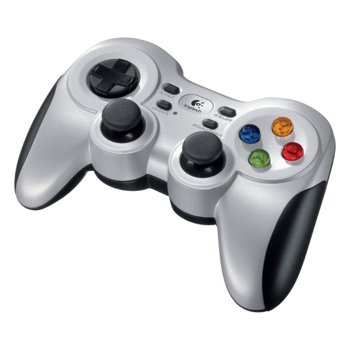 Logitech F710 Wireless Gamepad Inalámbrico 2,4 GHz Negro y Plata Logitech F710 Wireless Gamepad Inalámbrico 2,4 GHz Negro y Plata